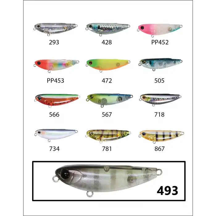 Zipbaits Fakie Dog 50mm WDT Su Üstü 5gr LRF Sahtesi 493