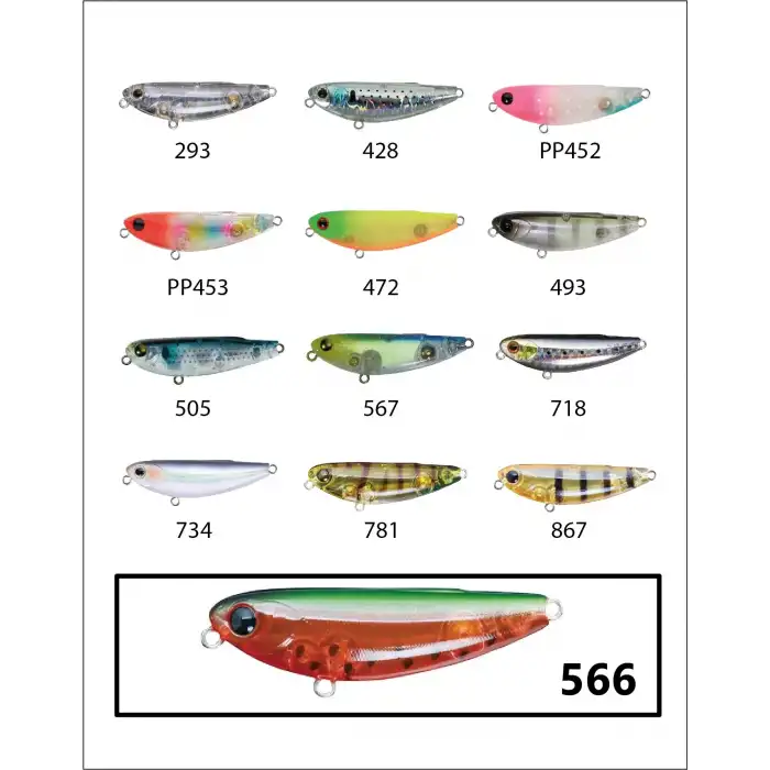 Zipbaits Fakie Dog 50mm WDT Su Üstü 5gr LRF Sahtesi 566