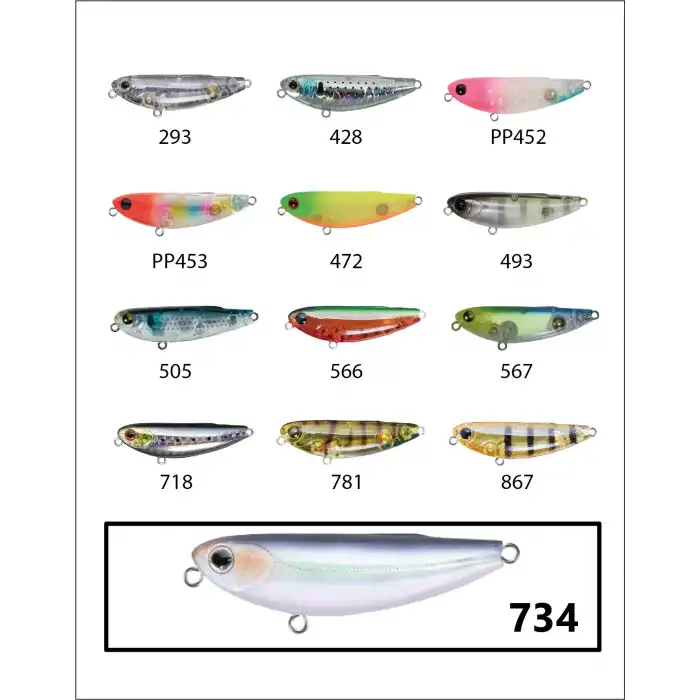 Zipbaits Fakie Dog 50mm WDT Su Üstü 5gr LRF Sahtesi 734
