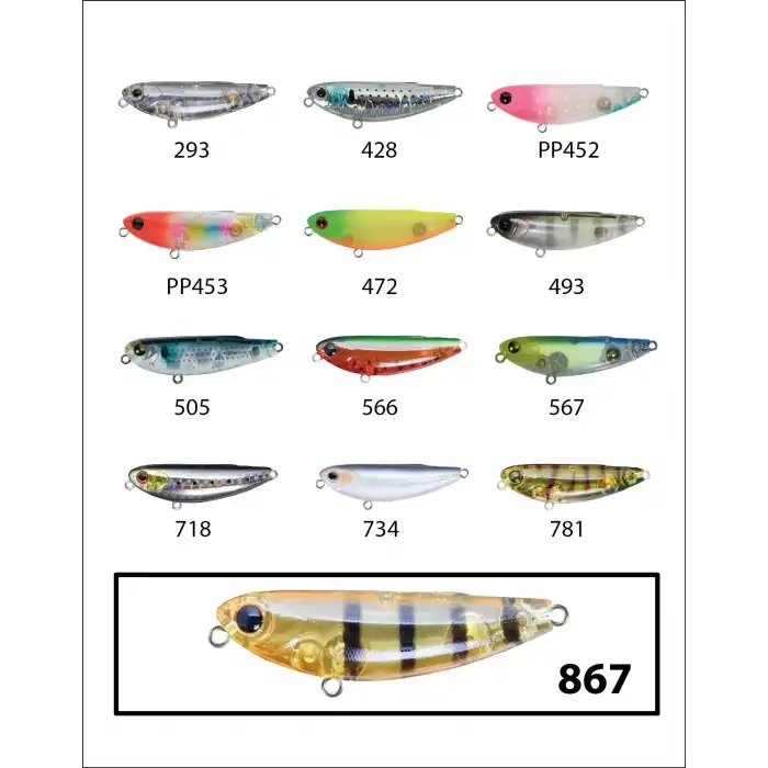 Zipbaits Fakie Dog 50mm WDT Su Üstü 5gr LRF Sahtesi 867