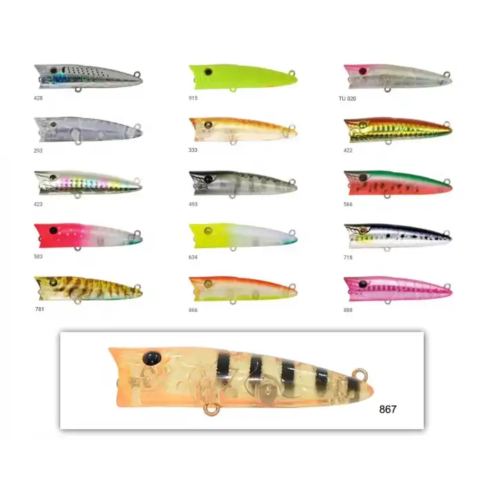 Zipbaits Popper 68mm Su Üstü Poping 8.3gr Maket Balık 867