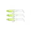 Captain 3525 Eel Fish 7.5cm Silikon Zargana Suni Yem 3lü Paket E05 Green