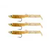Captain 3525 Eel Fish 7.5cm Silikon Zargana Suni Yem 3lü Paket E17 Gold G