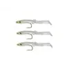 Captain 3526 Eel Fish 5cm Silikon Zargana Suni Yem 3lü Paket E02 Silver