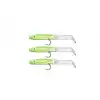Captain 3526 Eel Fish 5cm Silikon Zargana Suni Yem 3lü Paket E05 Green