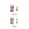 Captain Olta Zili Plastik Vidalı Pakette 2 Adet 18mm Tekli