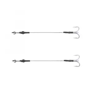 Balzer 13936 Silikon Yemler İçin Çelik Telli Rigs 2li Paket 13 cm