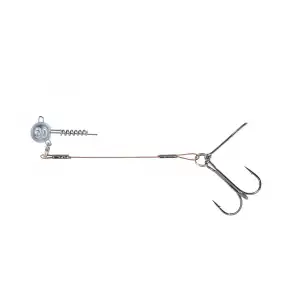 Balzer 16100 Silikon Yemler İçin Çelik Telli Spiral Kafa Rig 5.5cm 10 gr