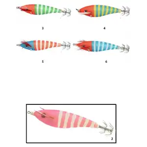 Captain 3004 Kalamar Zokası 8cm Zebra Squid 2