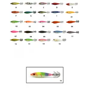 Captain 3007 Kalamar Zokası 5cm Metsuki Squid 15