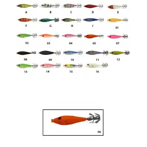 Captain 3007 Kalamar Zokası 6cm Metsuki Squid 06