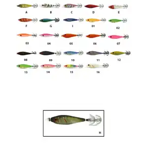 Captain 3007 Kalamar Zokası 6cm Metsuki Squid H