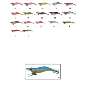 Captain 3023 Kalamar Zokası 11cm Japannes Squid Size 3.0  10