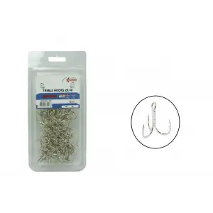 Captain 337 Üçlü İğne Sahte Balık İçin 100lü Kutu Nikel 4