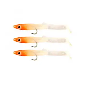 Captain 3525 Eel Fish 7.5cm Silikon Zargana Suni Yem 3lü Paket E06 ORANGE