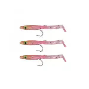 Captain 3526 Eel Fish 5cm Silikon Zargana Suni Yem 3lü Paket E03 Pink G