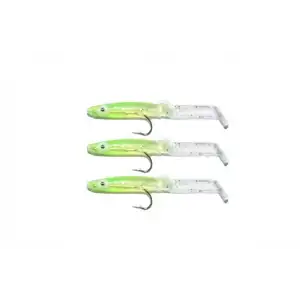 Captain 3526 Eel Fish 5cm Silikon Zargana Suni Yem 3lü Paket E05 Green