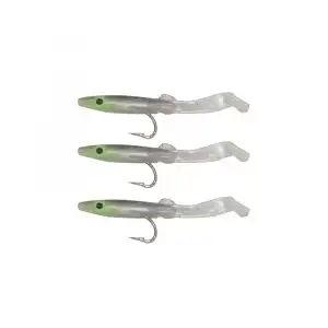 Captain 3526 Eel Fish 5cm Silikon Zargana Suni Yem 3lü Paket E16 Black