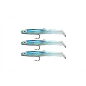 Captain 3526 Eel Fish 5cm Silikon Zargana Suni Yem 3lü Paket E20 Black