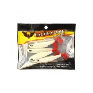 Captain 3557 Viper Soft 8.5cm Levrek Silikonu 4lü Paket Silikon Yem 3