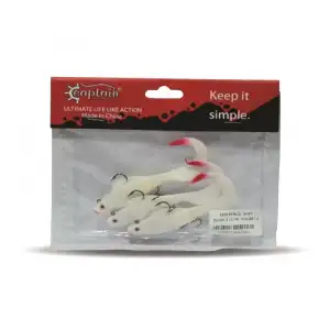Captain 3559 Pencil Soft 10cm Levrek Silikonu 3lü Suni Balık 3