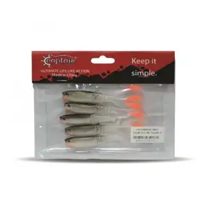 Captain 3571 Taifun Soft 10cm Levrek Silikonu 5li Paket Suni Yem 5