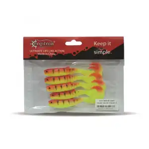 Captain 3571 Taifun Soft 10cm Levrek Silikonu 5li Paket Suni Yem 8