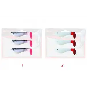 Captain 3573 Junior Killer Soft 5cm Levrek Silikonu 3lü Paket Suni Yem 1