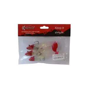 CAPTAİN 3575 PERFECTO SOFT 10CM TURNA SİLİKONU 3LÜ PAKET SUNİ BALIK 1