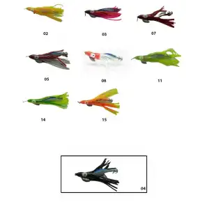 Captain 3581 Kalamar Zokası 11cm Oktopus Squid Size 3.5  04