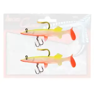 Captain 3583 Kingdom Areo TPA Soft 10cm Turna Silikonu 2li Suni Balık 1