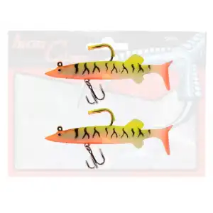 Captain 3583 Kingdom Areo TPA Soft 10cm Turna Silikonu 2li Suni Balık 2