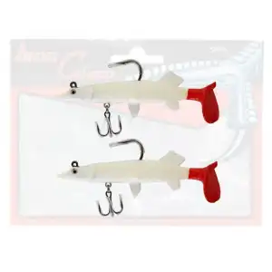 Captain 3583 Kingdom Areo TPA Soft 10cm Turna Silikonu 2li Suni Balık 5