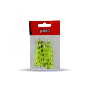 Captain 3594 Octopus Curly 6cm Ahtapot Sübye 5li Paket Suni Yem 8