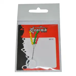 Captain 4912 Stoper 3x5li Paket Renkli Silikon Stopper M
