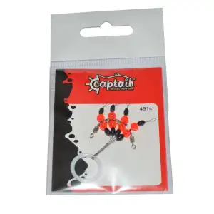 Captain 4914 Stoper 3x5li Paket Boncuklu Fırdöndülü Stopper S