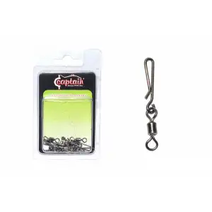 Captain 5128 Speed Maket Klipsi 10lu Paket Black Nikel 4