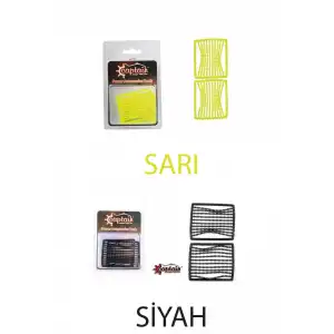 CAPTAİN 7609 BOİLİ STOPERİ 200LÜ SET SİYAH