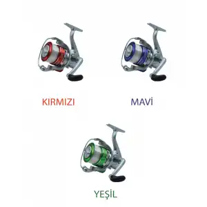 Captain Fishmax 4000 Spin Makine 3+1 BB Misinalı Kırmızı
