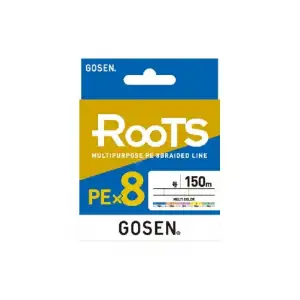 Gosen X8 Roots PE 8 Örgü Spin İp Misina 150mt Multi Color 1.2 PE