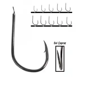 Hayabusa HFKS 130 Kısa Pala Dövme Çupra İğnesi 15li Paket Black Nikel 2