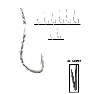 Hayabusa HRYU 191 Tırnaklı Canlı Yem İğnesi 15li Paket Nikel 1