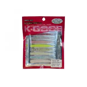 MUTANT 3509 BUGBAO 6CM AROMALI LRF SİLİKON SUNİ YEM 8Lİ MİX SET