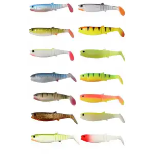 Savage gear LB Cannibal 10 cm 9 gr Bulk Box Suni Yem Savage gear-White and Black