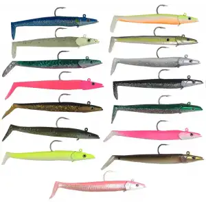 Savage gear Sandeel 12.5 cm 23 gr 2+1 Adet Suni Yem Savage gear-Brown Sandeel