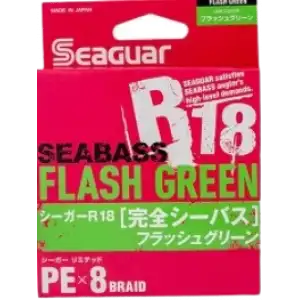 Seaguar Flash Green PE 8 Örgü Spin İp Misina 150mt Açık Yeşil 1.2 PE