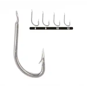 Youvella 1314 Kısa Pala Dövme Kefal İğnesi 100lü Kutu Nikel 10