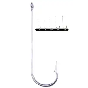 YOUVELLA 1362 UZUN PALA DELİKLİ LÜFER İĞNESİ 100LÜ KUTU GALVANİZ 4/0