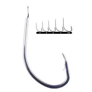 Youvella 1407 Kısa Pala Dövme Papağan Olta İğnesi 100lü Kutu Galvaniz 1