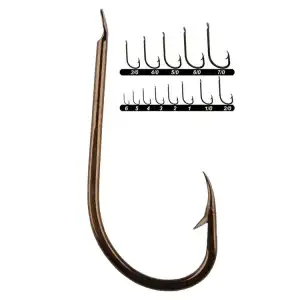 Youvella 1428 Sazan İğnesi Dövme Kalın 100lü Kutu Bronz 4